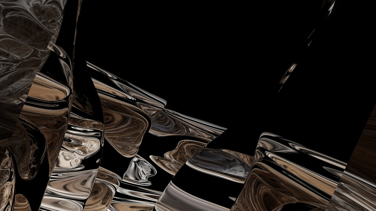 a black and white photo of a group of objects