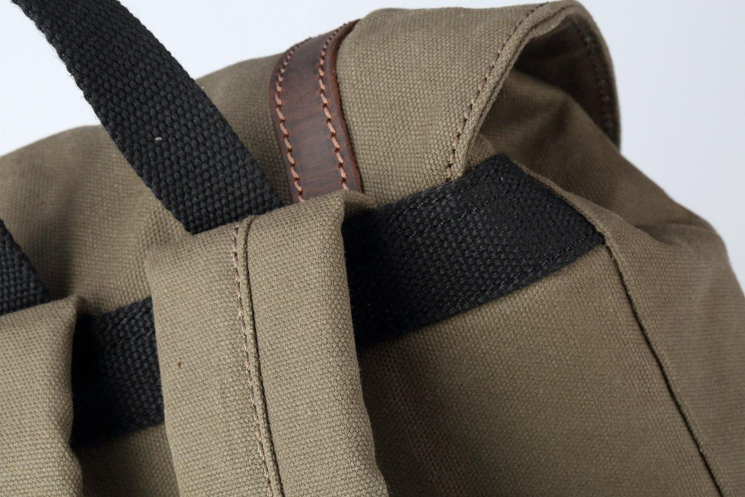 PARAFFIN WAXED CANVAS BACKPACK - Troop London