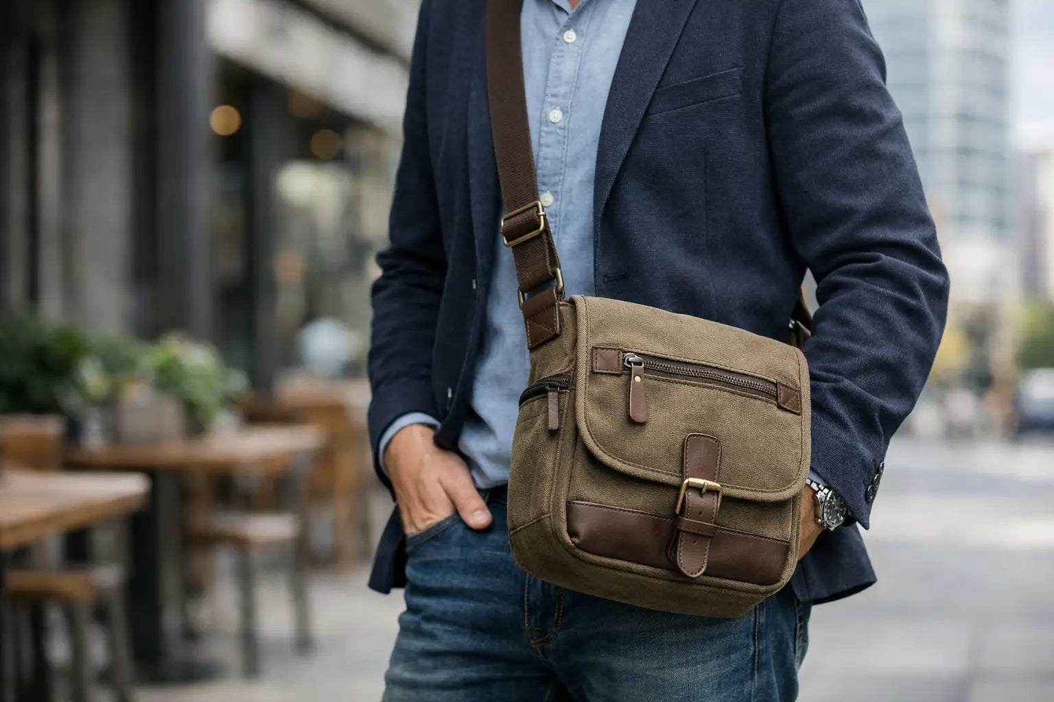Choosing a Canvas Crossbody Bag for Men