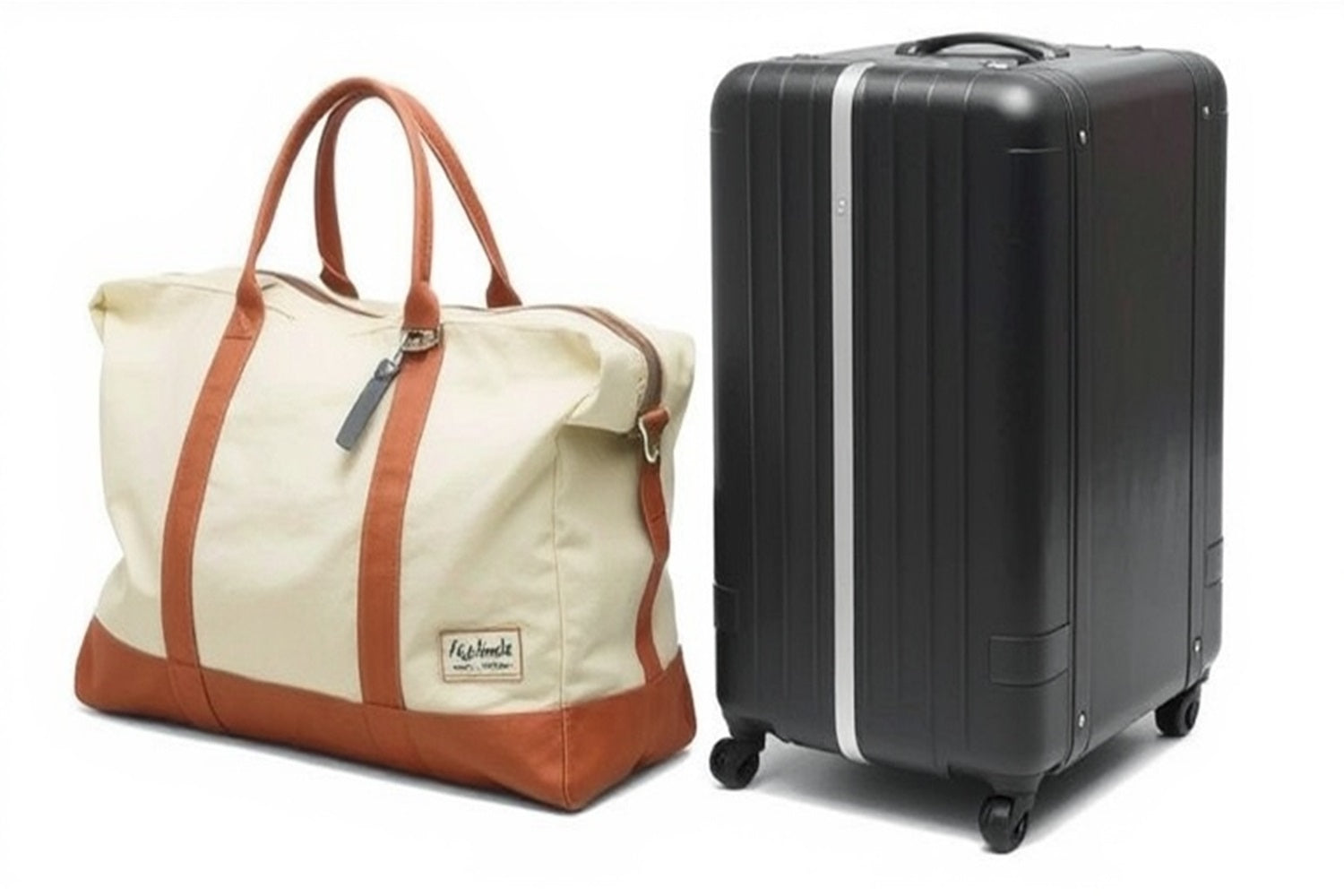 Canvas Bags vs. Suitcase