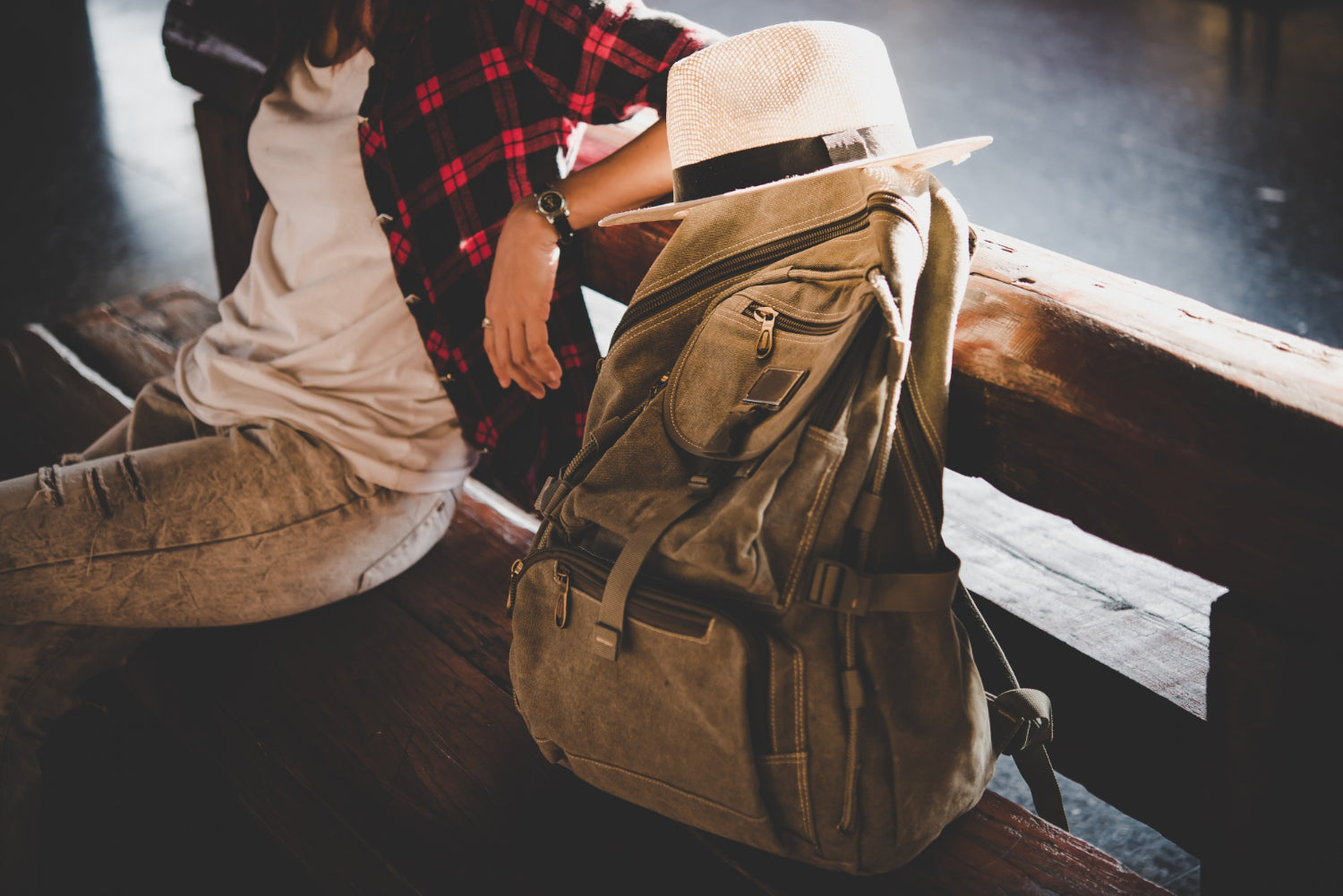 canvas travel bag