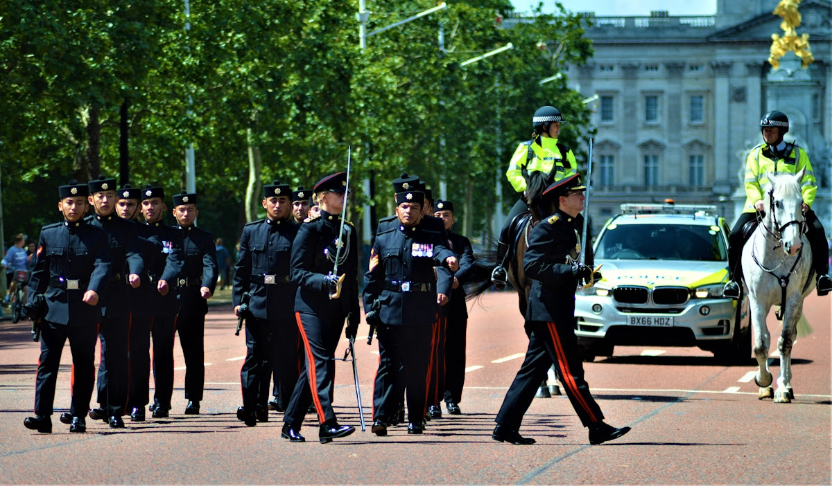man wearing black and red suit