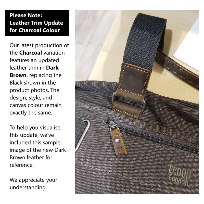 charcoal colour leather trim update