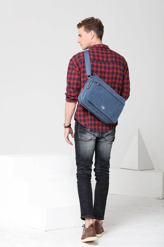 O Pattern Checker Men Shoulder Bag Man Crossbody Bag Sling Bags