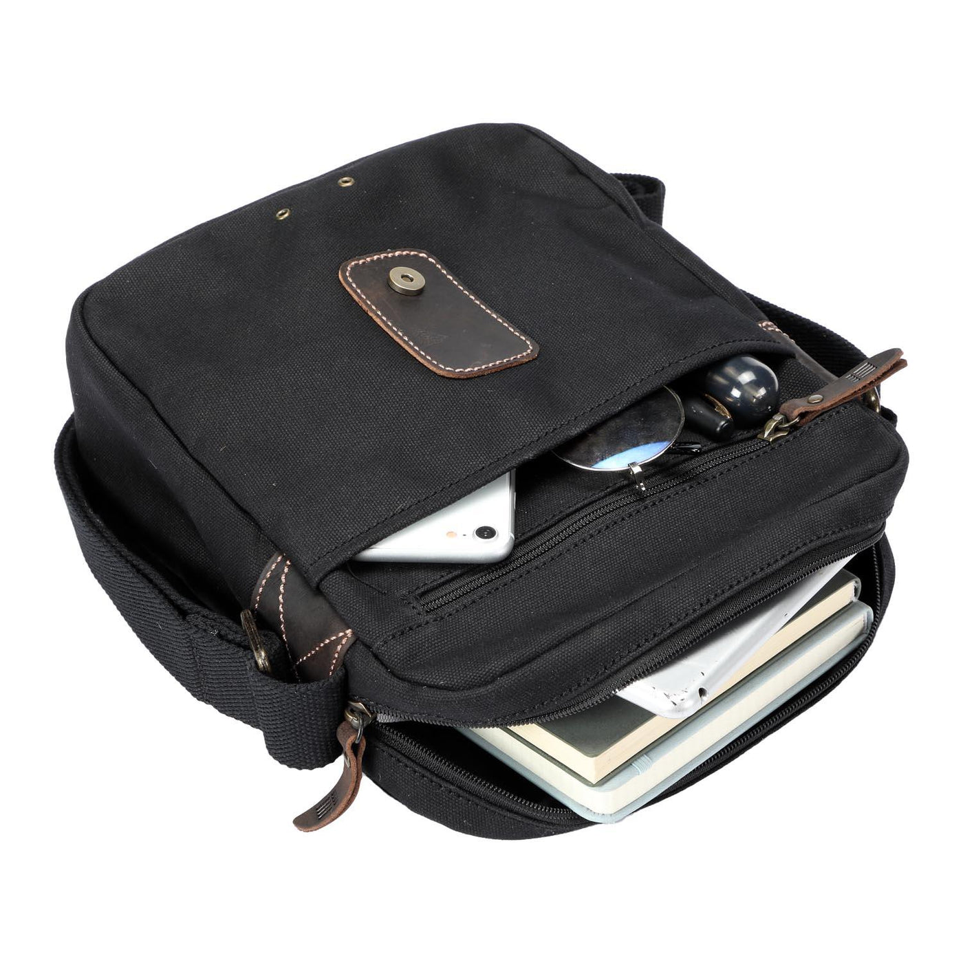 TRP0543 Troop London Heritage Canvas Across body Bag Shoulder Bag