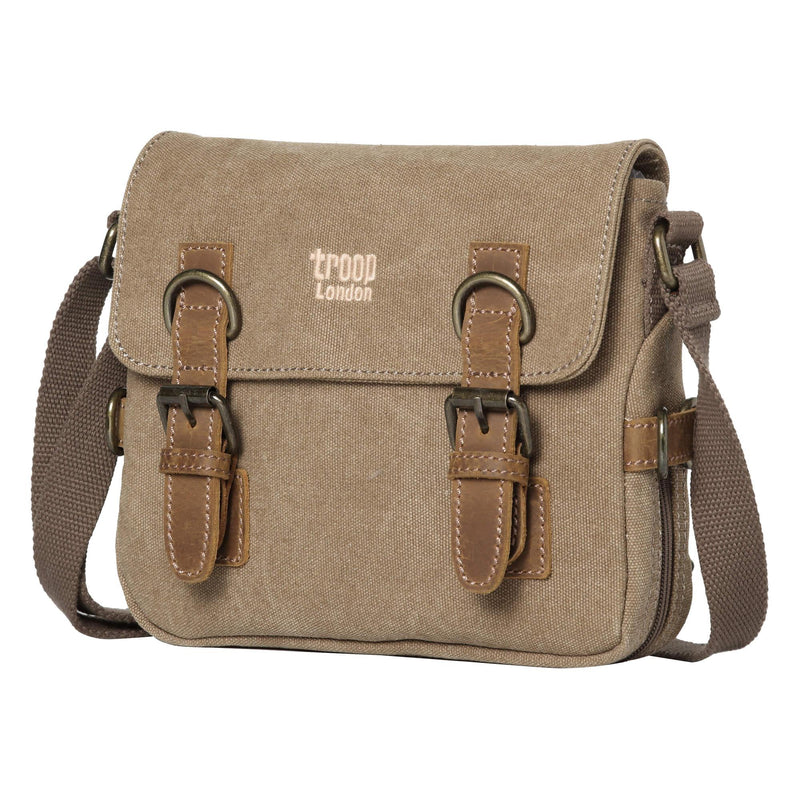 TRP0111 Troop London Classic Canvas Across Body Bag Travel Bag