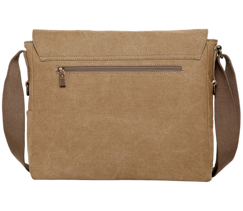 TRP0207 Troop London Classic Canvas Laptop Messenger Bag