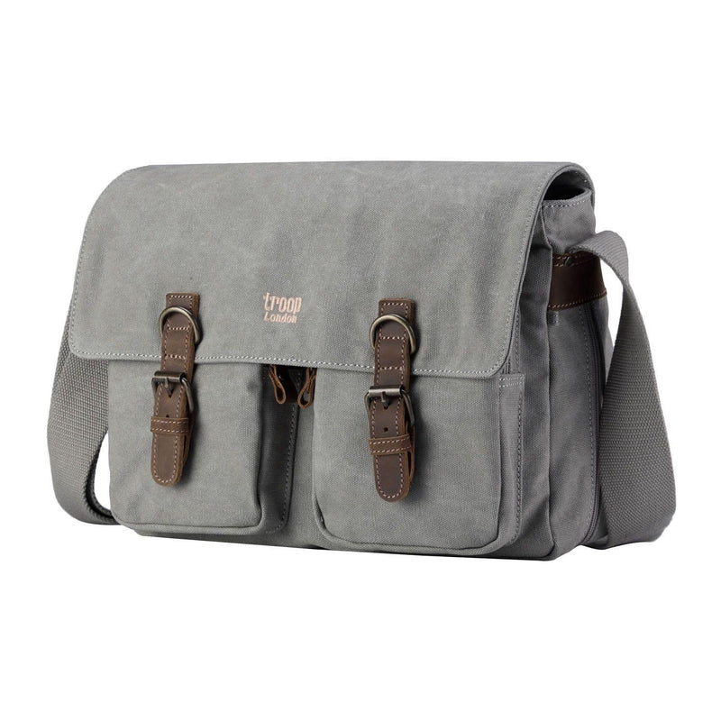 TRP0210 Troop London Classic Canvas Messenger Bag