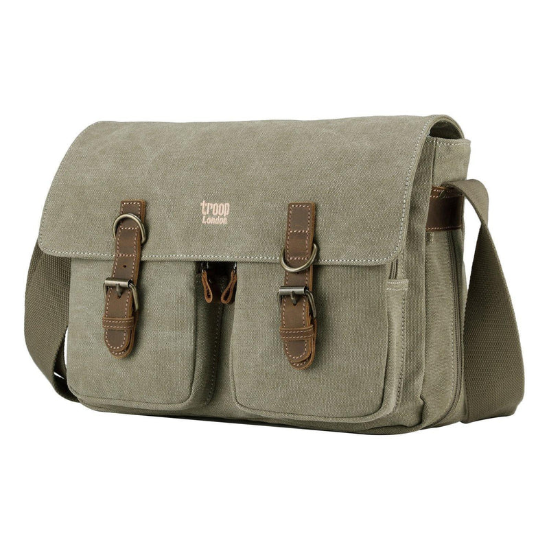 TRP0210 Troop London Classic Canvas Messenger Bag