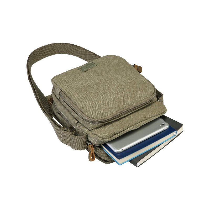 TRP0220 Troop London Classic Canvas Across Body Bag