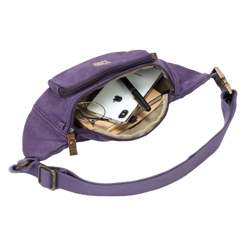 TRP0244 Troop London Classic Canvas Waist Bag