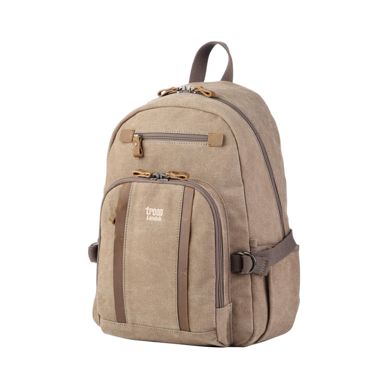 TRP0256 Troop London Classic Canvas Backpack - Medium