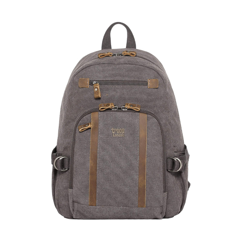 TRP0256 Troop London Classic Canvas Backpack - Medium