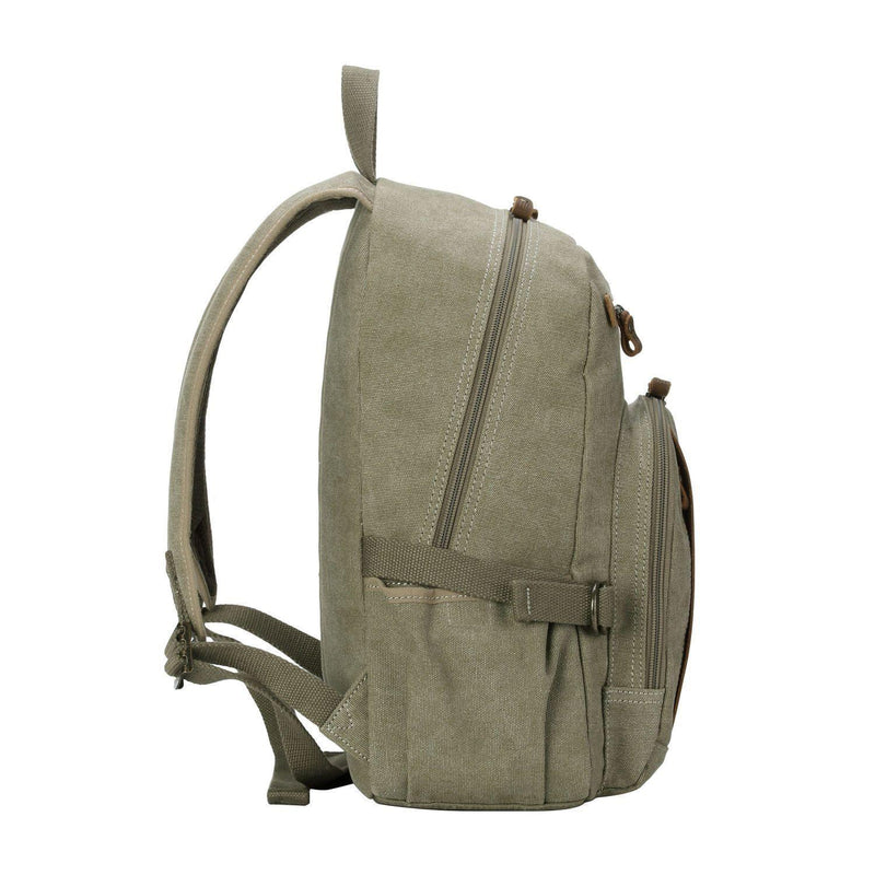 TRP0256 Troop London Classic Canvas Backpack - Medium