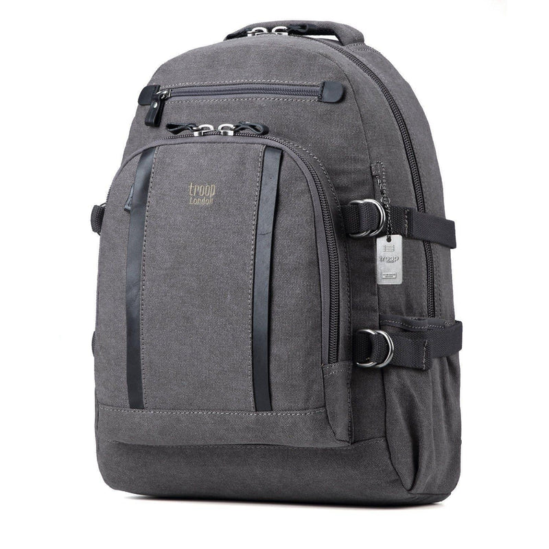 TRP0257 Troop London Classic Canvas Laptop Backpack - Large