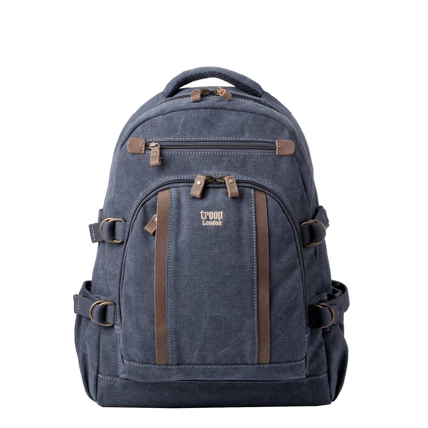 TRP0257 Troop London Classic Large Canvas Laptop Backpack