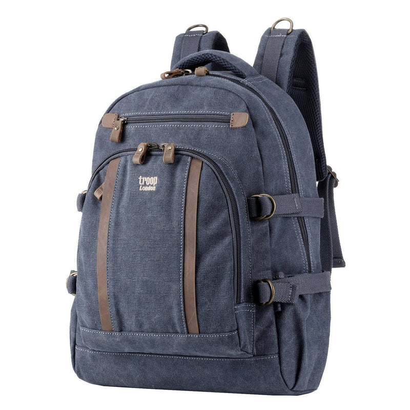 TRP0257 Troop London Classic Canvas Laptop Backpack - Large