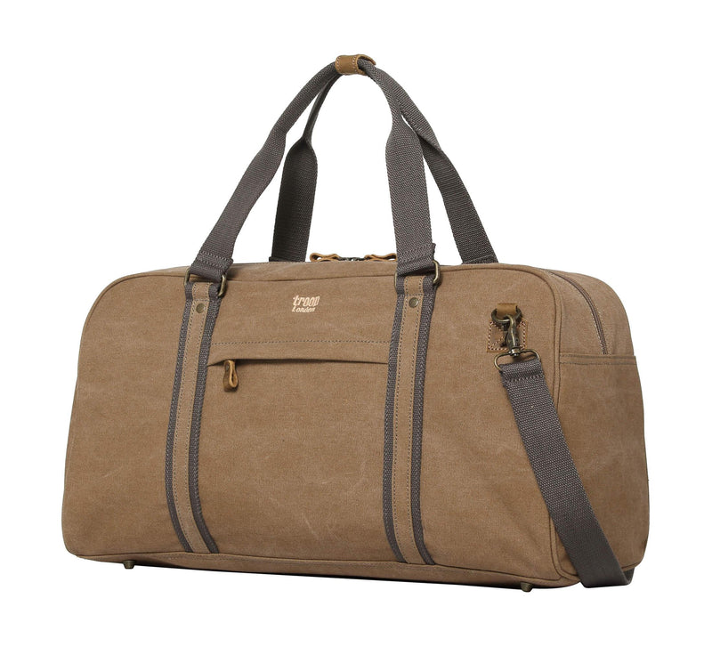 TRP0389 Troop London Classic Canvas Travel Duffel Bag, Large Holdall