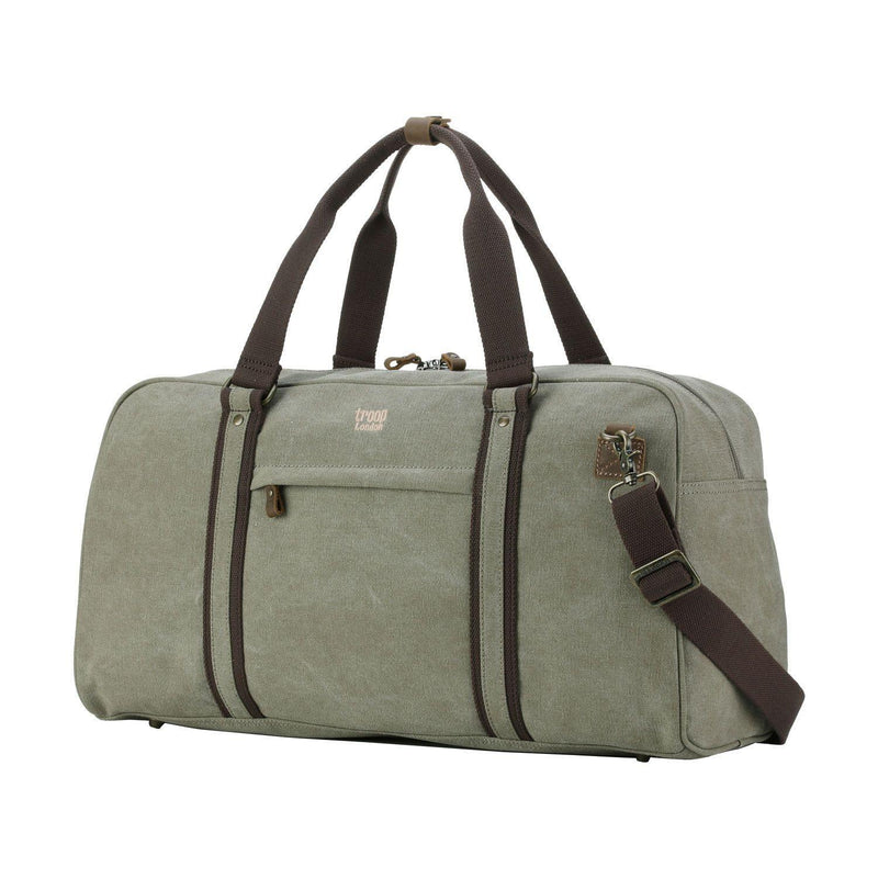 TRP0389 Troop London Classic Canvas Travel Duffel Bag, Large Holdall