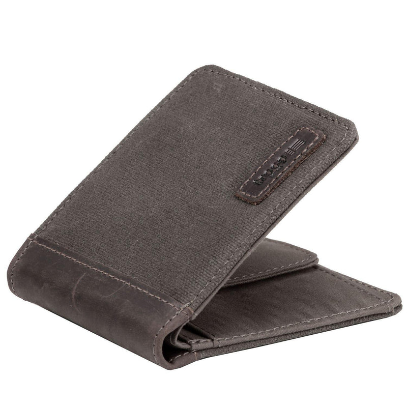 TRP0500 Troop London Accessories Canvas Bi-fold Wallet