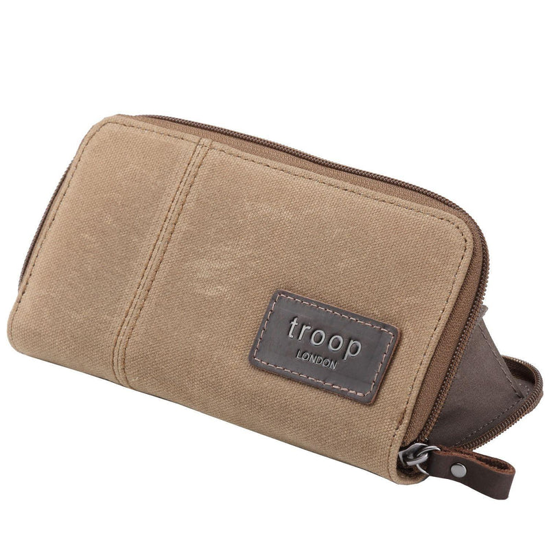 TRP0501 Troop London Accessories Canvas Zip Around Wallet Purse