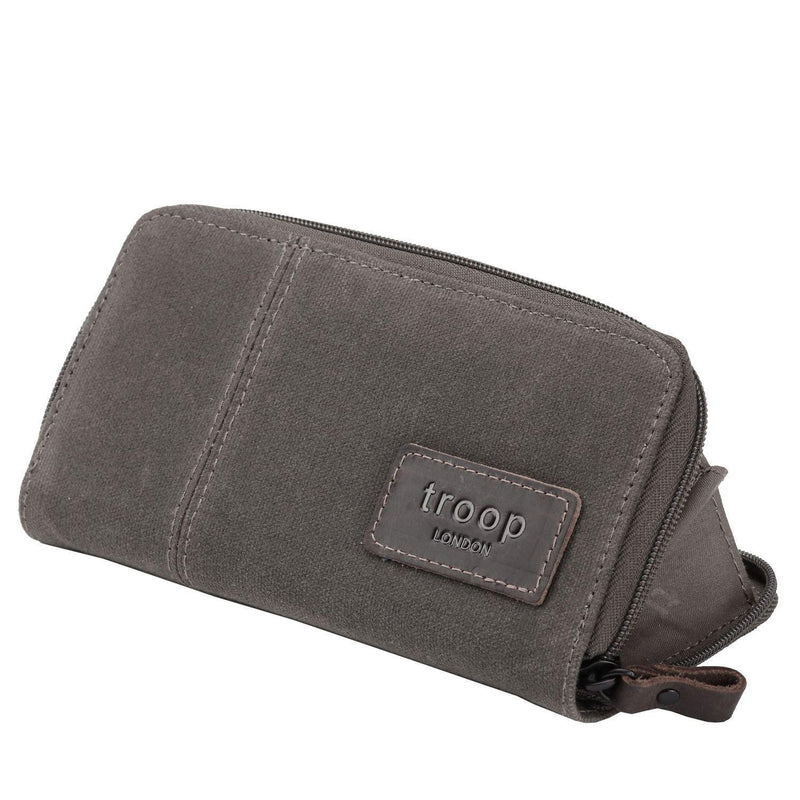 TRP0501 Troop London Accessories Canvas Zip Around Wallet Purse