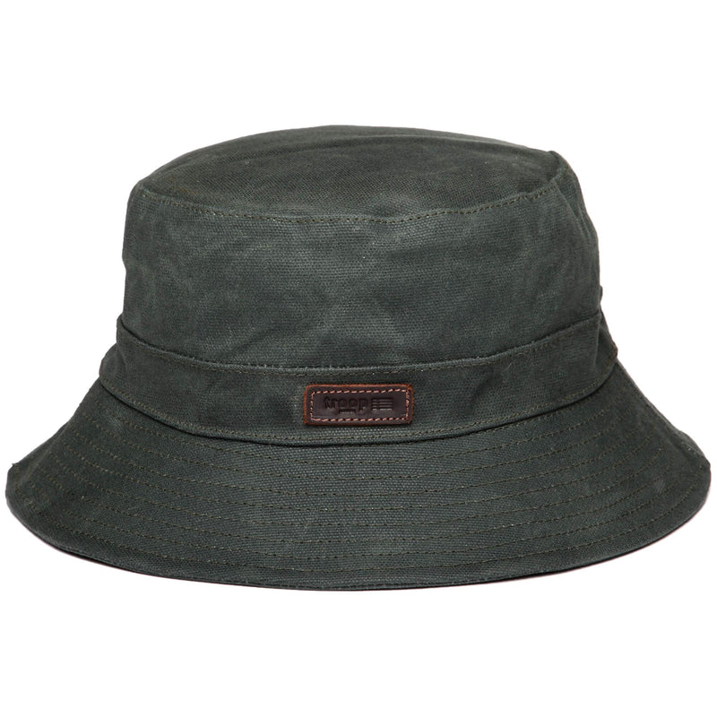 TRP0502 Troop London Accessories Waxed Canvas Fisherman Hat, Sun Hat, Outdoor Hat