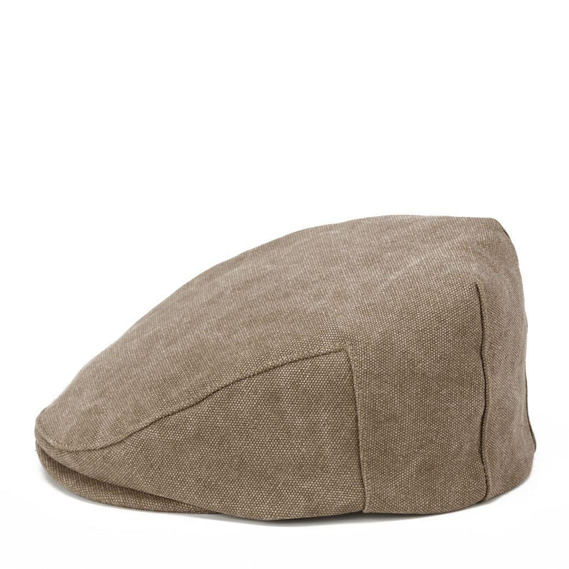 TRP0503 Troop London Accessories Canvas Old School Style Hat, Flat Cap, Shelby Newsboy Cap