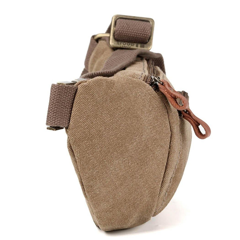 TRP1513 Troop London Classic Canvas Waist Bag (Brown)