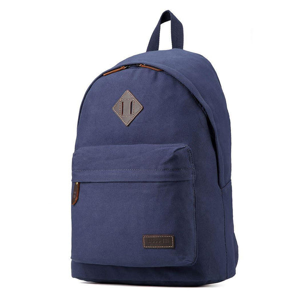 TRP0384 Troop London Heritage Canvas Backpack, Casual Daypack - Troop London 
