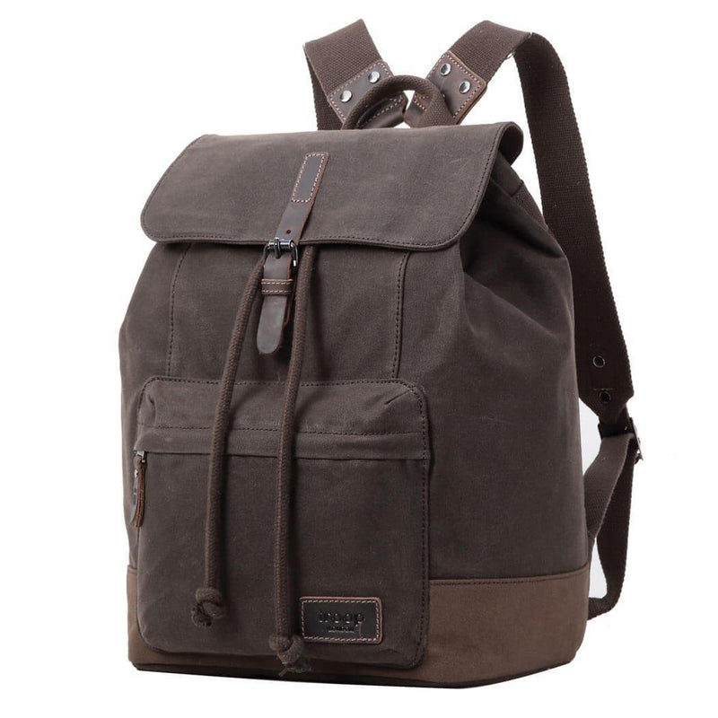 TRP0442 Troop London Heritage Canvas Laptop Backpack, Smart Casual ...