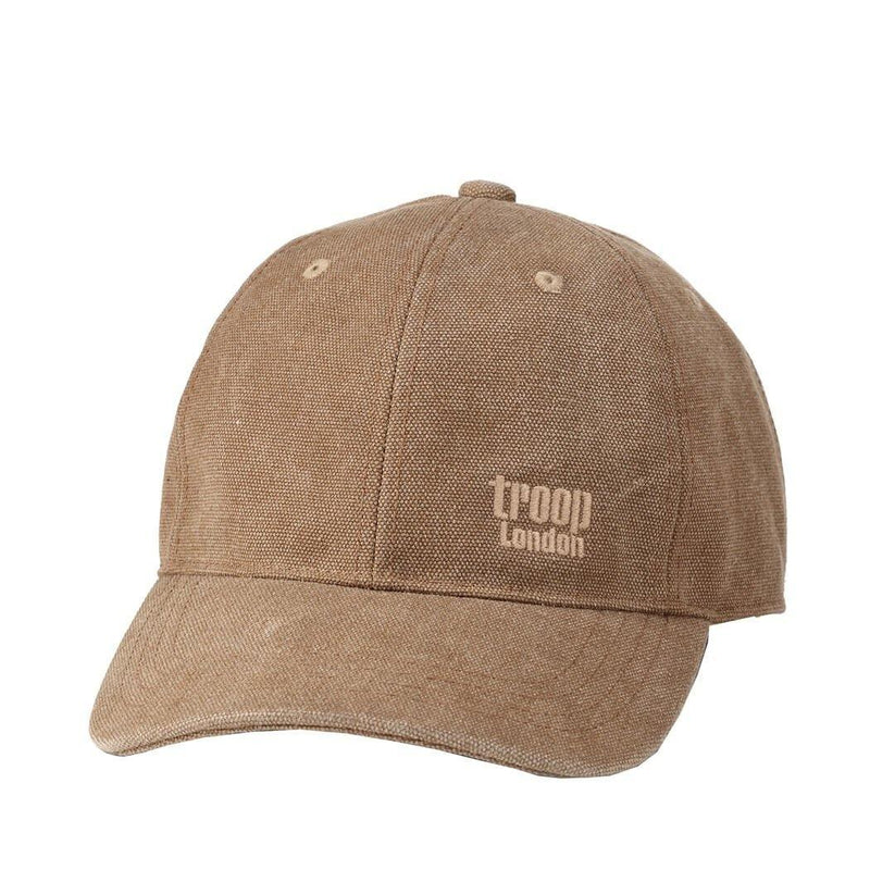 TRP0504 Troop London Accessories Canvas Baseball Cap, Outdoor Hat, Sun Hat